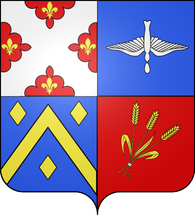 Blason de la commune Vaudesincourt