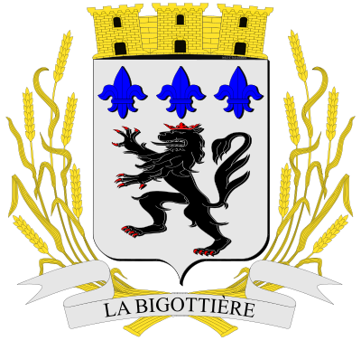 Blason de la commune La Bigottière