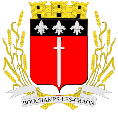 Blason de la commune Bouchamps-lès-Craon