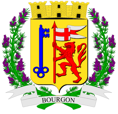 Blason de la commune Bourgon