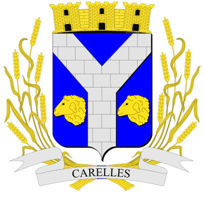 Blason de la commune Carelles