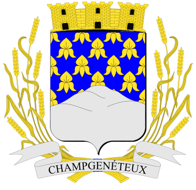 Blason de la commune Champgenéteux