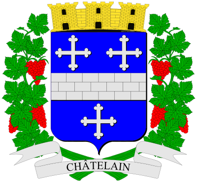 Blason de la commune Châtelain