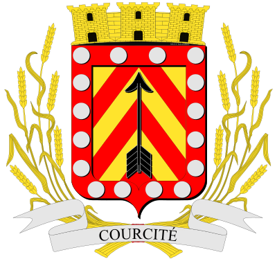 Blason de la commune Courcité