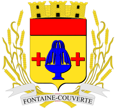 Blason de la commune Fontaine-Couverte