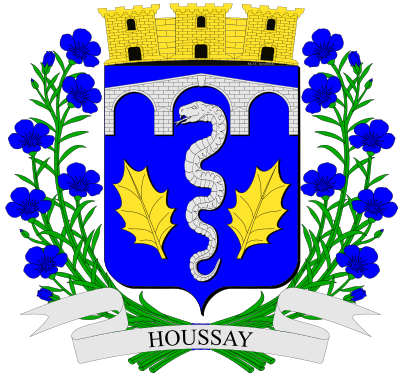 Blason de la commune Houssay