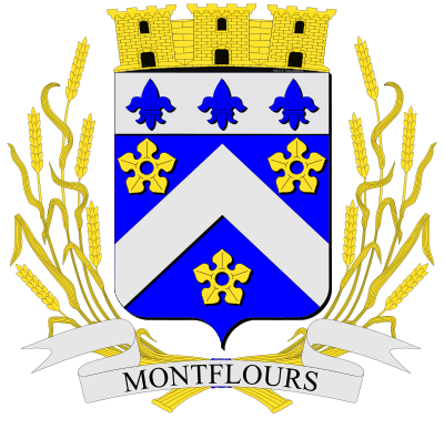 Blason de la commune Montflours