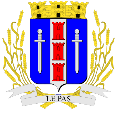 Blason de la commune Le Pas