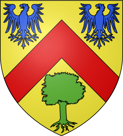 Blason de la commune Saint-Charles-la-Forêt