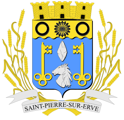 Blason de la commune Saint-Pierre-sur-Erve