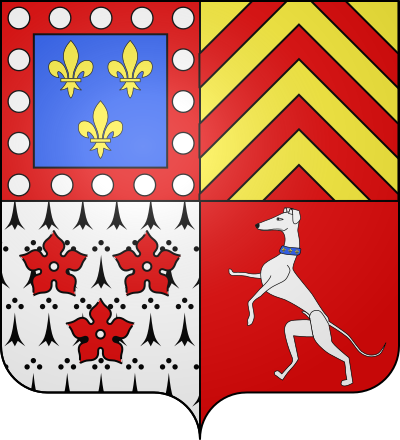 Blason de la commune Sainte-Suzanne-et-Chammes