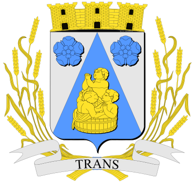 Blason de la commune Trans