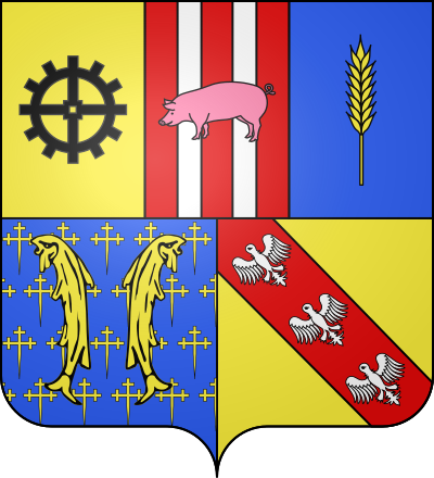 Blason de la commune Beuveille