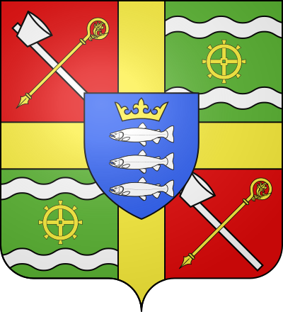 Blason de la commune Charency-Vezin