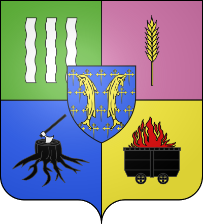 Blason de la commune Cosnes-et-Romain
