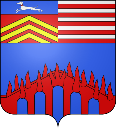 Blason de la commune Fontenoy-sur-Moselle