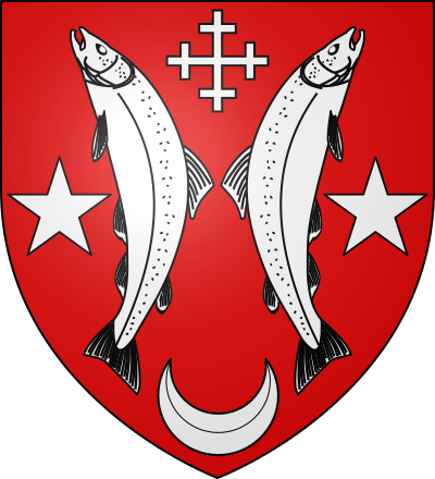 Blason de la commune Hudiviller