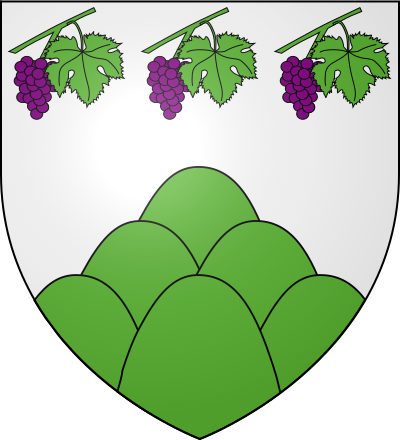 Blason de la commune Mont-le-Vignoble