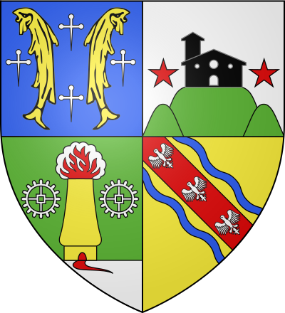 Blason de la commune Mont-Saint-Martin