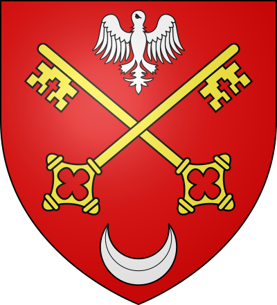 Blason de la commune Pierreville