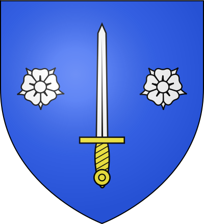 Blason de la commune Rosières-aux-Salines