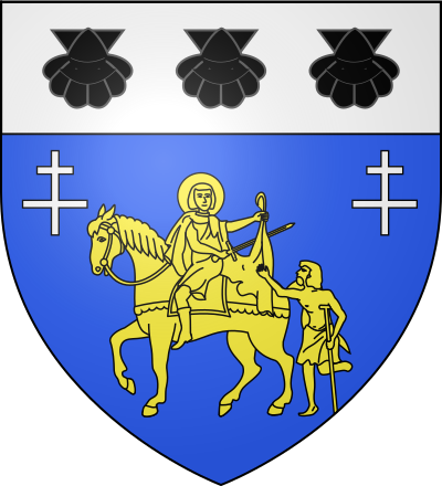 Blason de la commune Saint-Martin