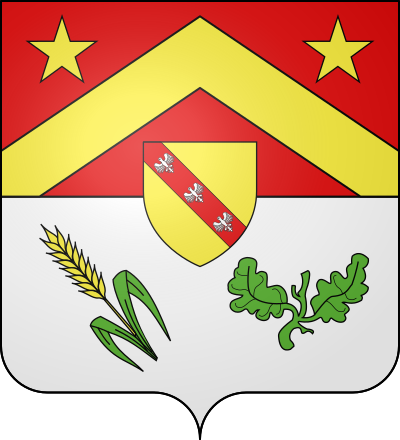 Blason de la commune Saulxures-lès-Vannes