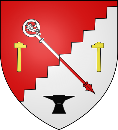Blason de la commune Sexey-aux-Forges