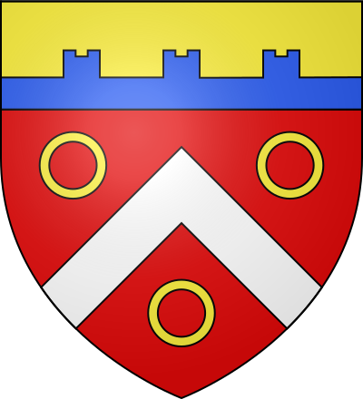 Blason de la commune Vandeléville