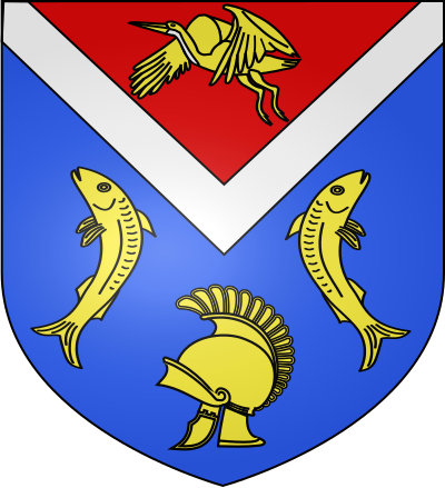 Blason de la commune Amel-sur-l'Étang
