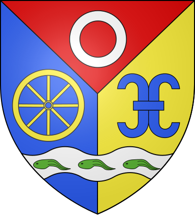 Blason de la commune Azannes-et-Soumazannes