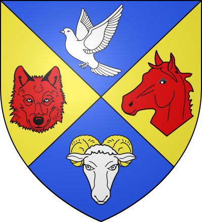 Blason de la commune Courcelles-en-Barrois