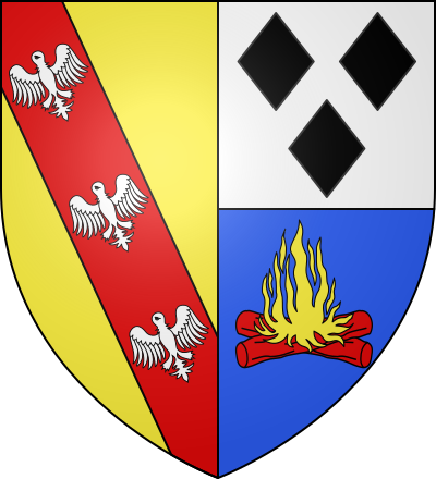 Blason de la commune Érize-la-Brûlée