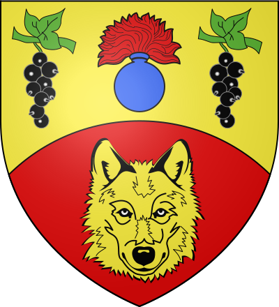 Blason de la commune Louvemont-Côte-du-Poivre