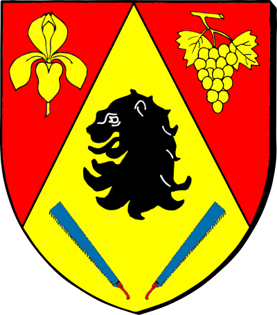 Blason de la commune Luzy-Saint-Martin