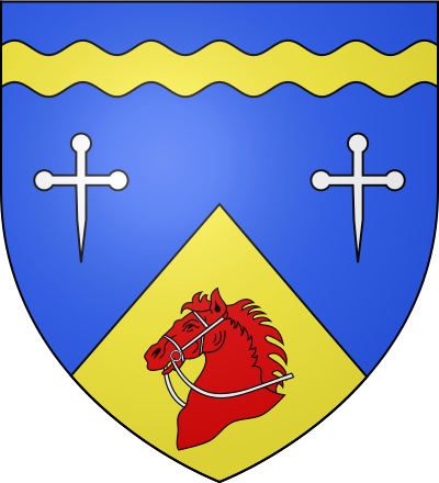 Blason de la commune Saint-Aubin-sur-Aire