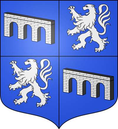 Blason de la commune Marzan