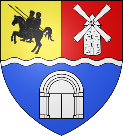 Blason de la commune Merlevenez
