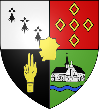 Blason de la commune Radenac