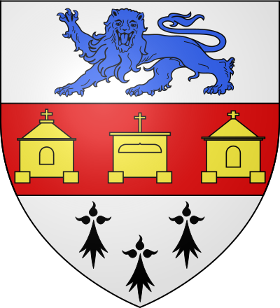Blason de la commune Saint-Malo-des-Trois-Fontaines