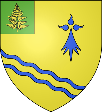 Blason de la commune Saint-Vincent-sur-Oust