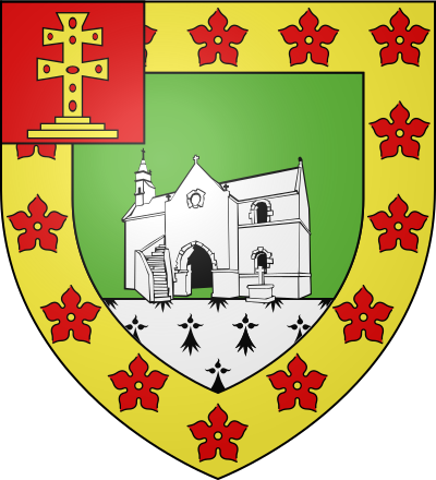 Blason de la commune La Vraie-Croix
