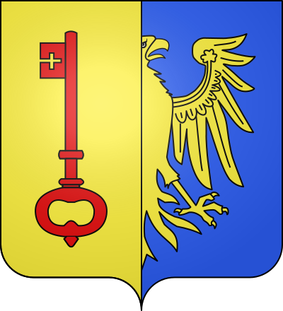 Blason de la commune Baudrecourt