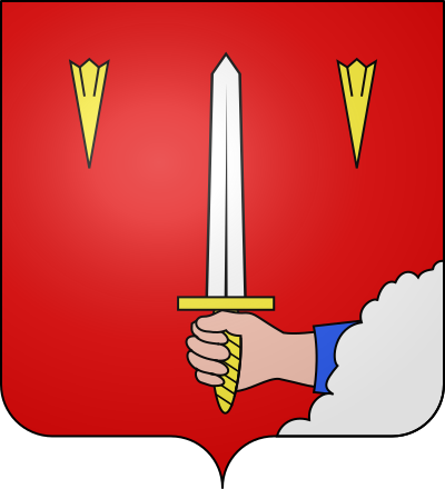 Blason de la commune Guébling