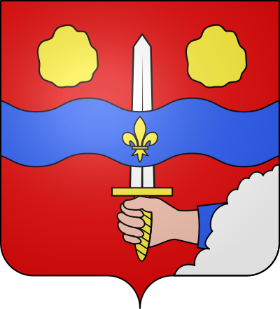 Blason de la commune Han-sur-Nied