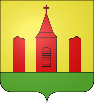 Blason de la commune Haut-Clocher