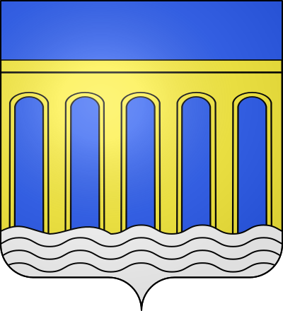 Blason de la commune Jouy-aux-Arches