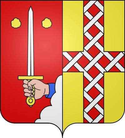 Blason de la commune Lorquin