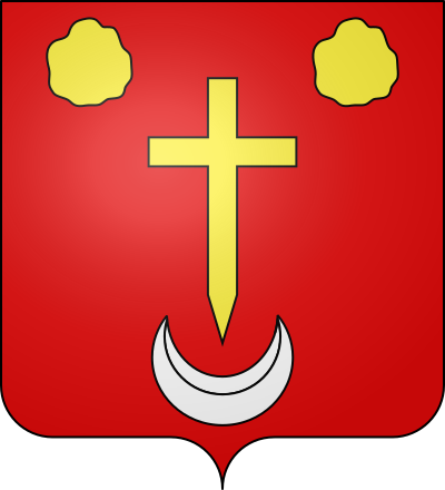 Blason de la commune Maizières-lès-Vic
