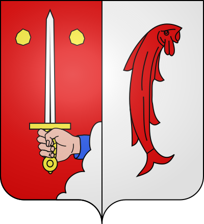 Blason de la commune Manhoué